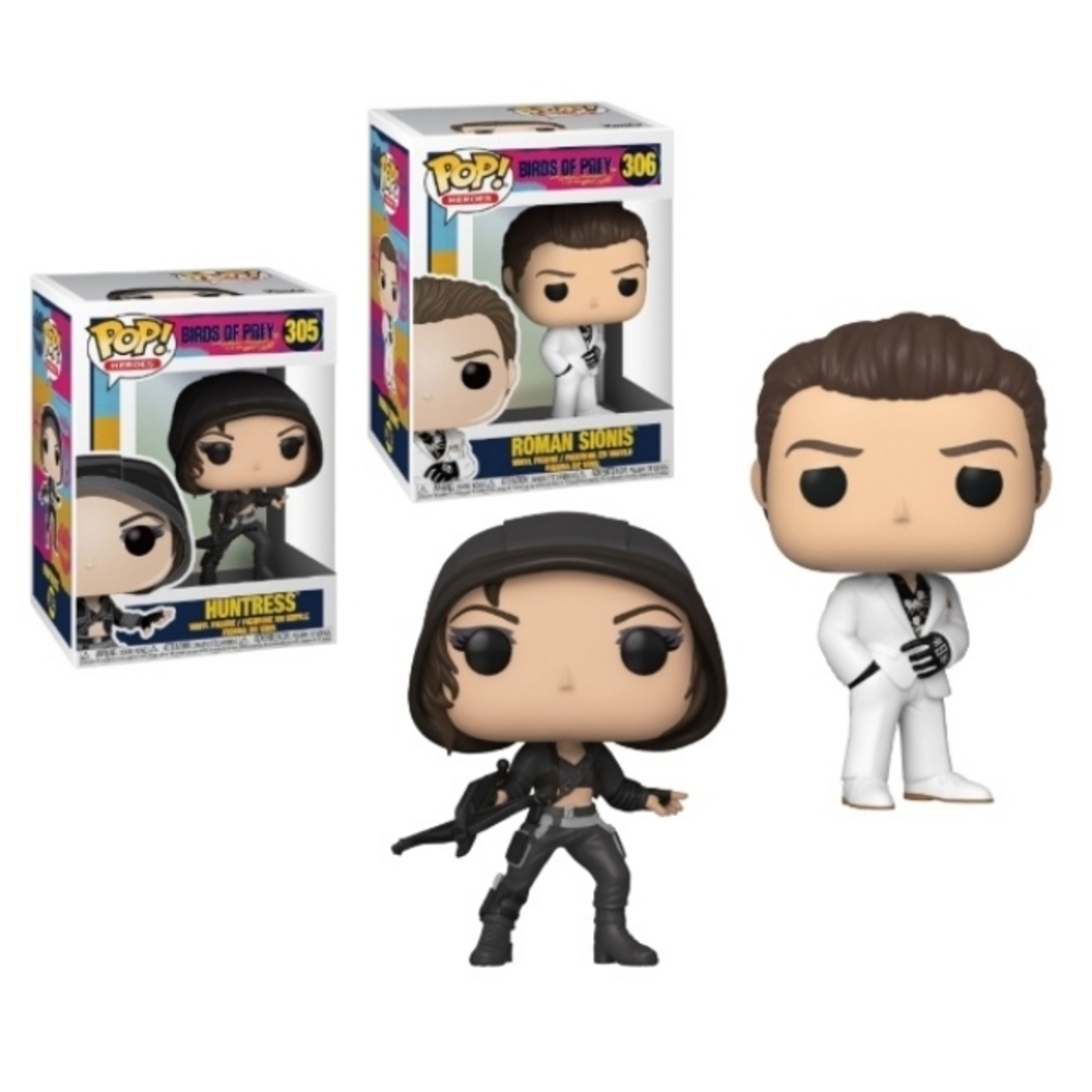 🆕️Funko Pop! Heroes Birds Of Prey Set || Huntress & Roman Sionis